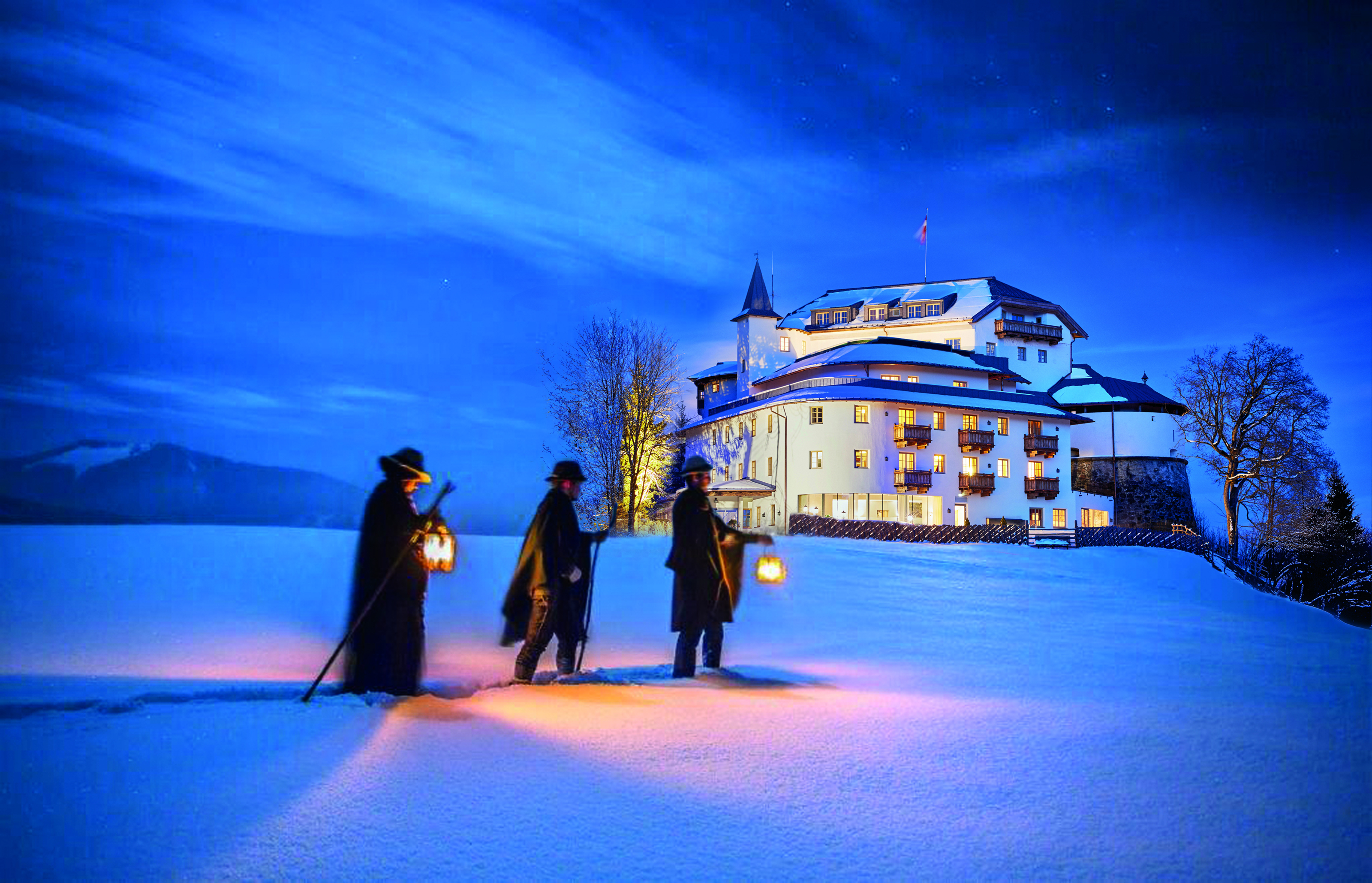 Winterbäuche im Salzburger Land